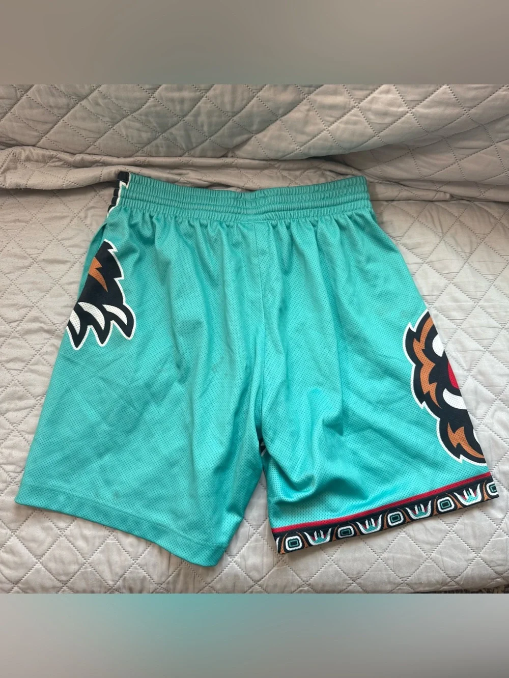 Mitchell & Ness Vancouver Grizzlies Big Face Hardwood Classics SWINGMAN Shorts L
